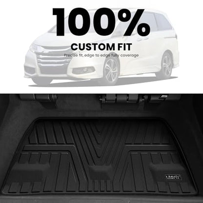 LASFIT Trunk Mat for Honda Odyssey 2026 2025 2024 2023 2022 2021 2020 2019 2018 Mini Passenger Van, All Weather TPE Cargo Mat Trunk Liner Only, Black (EX-L/Elite/Touring/Sport-L/Sport/EX/LX) - style: 7）For Honda Odyssey| 2018-2026 | Trunk Mat