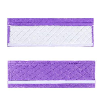 Amooca Soft Automotive Seat Belt Cover Seatbelt Shoulder Pad Neck Protector Cushions Universal Fit SUV Trucks Backpack Violet Extra Long 15.7in - color: Purple, size: 15.7in-1pc