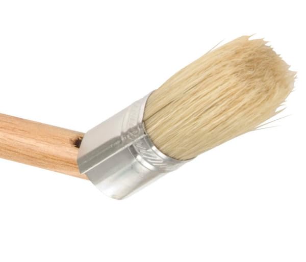 Steelman Euro Lube Angled Applicator Brush with Stiff Bristles for Paste-Style Tire Mounting Lubricants, Angled to Fit Between The Tire Bead and Rim (Case of 6) - style: Case of 6