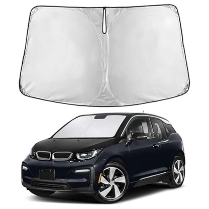 EcoNour Windshield Sunshade Compatible for BMW I3 2014-2020 2021 2022, Sun Visor for Front Windshield & Window Sun Shade Cover, UV Heat Blocker & Protector, Car Accessories - size: For BMW i3 (2014-2022)
