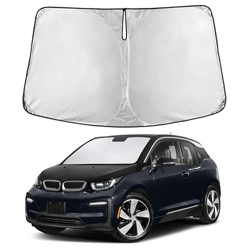 EcoNour Windshield Sunshade Compatible for BMW I3 2014-2020 2021 2022, Sun Visor for Front Windshield & Window Sun Shade Cover, UV Heat Blocker & Protector, Car Accessories - size: For BMW i3 (2014-2022)