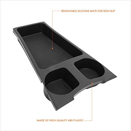 Oe Style Front Center Console Organizer Storage Box Cup Holder Assembly Compatible with 10-15 Toyota Prius