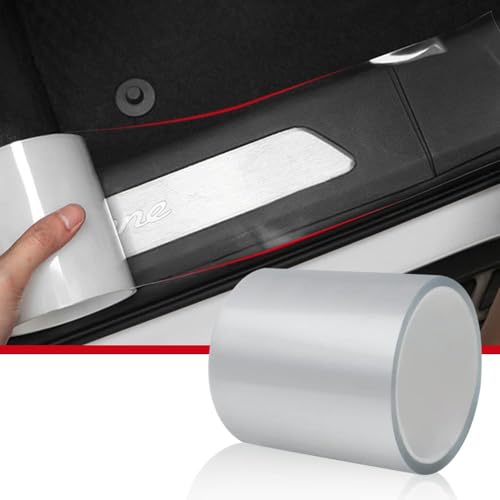 CloudBuyer Universal Door Edge Protector, Clear Sill Guard Film with Anti-Collision Protection for Vehicles (33Ft x 4In, Transparent) - color: Transparent, size: 4In x 33Ft