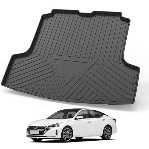 Trunk Mat Compatible with 2019-2026 Nissan Altima Cargo Liner TPE Waterproof Cargo Mat Replacement for 2021 2022 2023 2024 2025 2026 Altima Accessories - style: 9) for Nissan Altima 2019-2025 Cargo Liner
