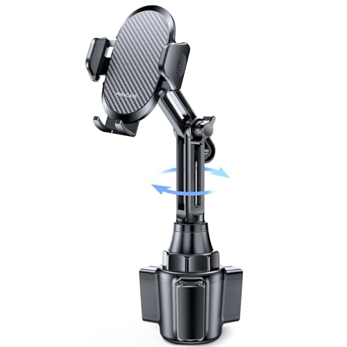 Miracase 2025 Upgraded Universal Cup Phone Holder for Car, [Rotatable & Adjustable] Long Neck Car Cup Holder Phone Mount Compatible with iPhone, Samsung, Google & More Smartphones - style: Upgraded Long Neck