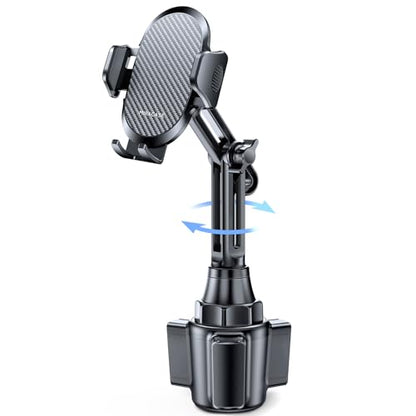 Miracase 2025 Upgraded Universal Cup Phone Holder for Car, [Rotatable & Adjustable] Long Neck Car Cup Holder Phone Mount Compatible with iPhone, Samsung, Google & More Smartphones - style: Upgraded Long Neck