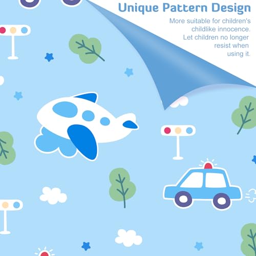 INFANZIA Car Seat Strap Covers for Infants Babies, Soft Carseat Shoulder Pads for Kids, Double-Sided Use Seatbelt Cushion Covers for Stroller, Pushchair & High Chair (Blue) - color: Blue