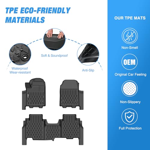 Nilight Floor Mats for Chevy Chevrolet Silverado EV RST Only 2024 2025 2026 (Not Fit WT/LT) All Weather Custom Fit Heavy Duty Floor Liners - color: 2024-2026 Chevy Silverado|EV RST|