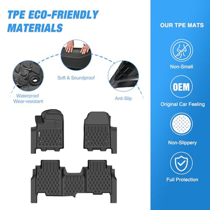 Nilight Floor Mats for Chevy Chevrolet Silverado EV RST Only 2024 2025 2026 (Not Fit WT/LT) All Weather Custom Fit Heavy Duty Floor Liners - color: 2024-2026 Chevy Silverado|EV RST|