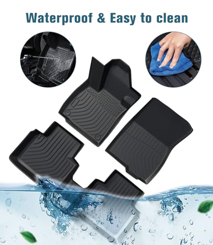 Car Floor Mats Replacement for Chevrolet Cruze 2016-2019 (Not Fit 2016 Cruze Limited) Heavy Duty TPE Liner Custom Fit All Weather Waterproof Protection Full Set Coverage Carpets Accessories - size: Floor Mats for Cruze 2016-2019