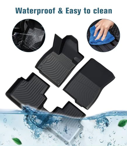 Car Floor Mats Replacement for Chevrolet Cruze 2016-2019 (Not Fit 2016 Cruze Limited) Heavy Duty TPE Liner Custom Fit All Weather Waterproof Protection Full Set Coverage Carpets Accessories - size: Floor Mats for Cruze 2016-2019