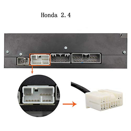 Car Audio AUX Input Adapter with 5V/3.0A USB Charging Port (2nd Gen) for Honda Accord 2003-2012, City 2002-2011, CRV 2005-2014, Civic 2006-2012, Odyssey 2005-2010, TSX 2004-2011