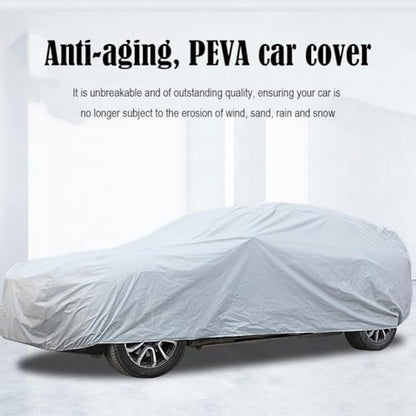 Car Cover Waterproof All Weather for Automobiles, All Weather Season UV Protection Snowproof Outdoor Full Cover Universal Fit All Car,Rain Winter Sun Protection Cover - color: 430*160*120cm