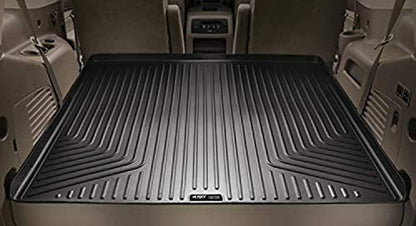 Husky Liners Weatherbeater Cargo Liner | Fits 2018-2024 Ford Expedition Max, 2018-2024 Lincoln Navigator L Reserve/Select (Behind 3rd Seat) | 1-pc Black - 23441
