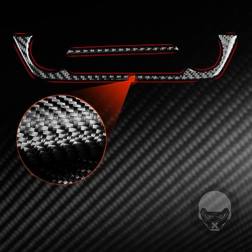 NVCNX Real Premium Carbon Fiber Car Dashboard AC Panel Cover Decal Compatible with Toyota RAV4 2013 2014 2015 2016 2017 2018 XLE LE Limited SE Adventure Platinum Hybrid Interior Trim Accessories Black - color: Ac Panel