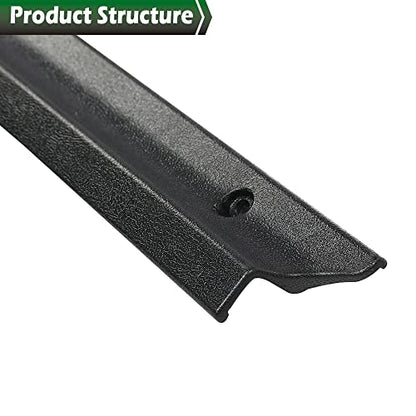 GRAND ORANGE Door Sill Scuff Plate Protector Pair Compatible with Ford Ranger Extended Cab & Regular Cab 1992-2011 Left and Right Black F57Z1013208A - size: Fit Ford Ranger Extended & Regular Cab 1992-2011