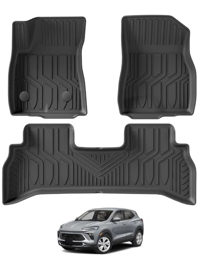 SMABEE Floor Liners Fit for 2024-2026 Buick Encore GX (Only Fit FWD) TPE Floor Mats All Weather 1st 2nd Row Anti-Slip Protective Pads Waterproof Interior Accessories - size: Floor Mats