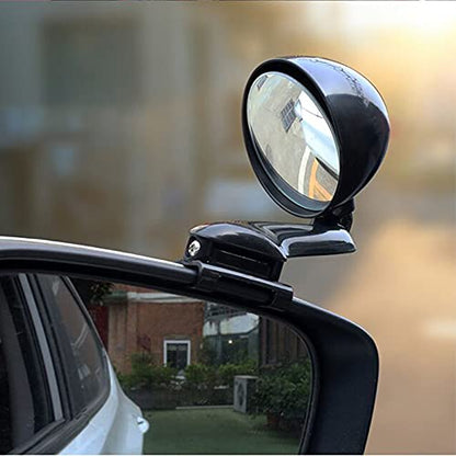 Left Wide Angle Car 360° Rearview Mirror Round Blind Spot Mirror