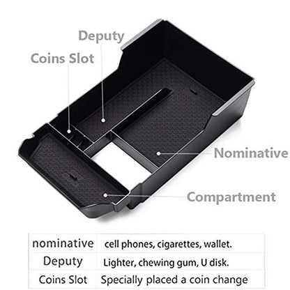TTCR-II for Mazda CX-30 Center Console Organizer Tray 2020-2025 2026, Center Armrest Glove Storage Box Compatible with 2020-2025 Mazda CX-30 Console Organizer