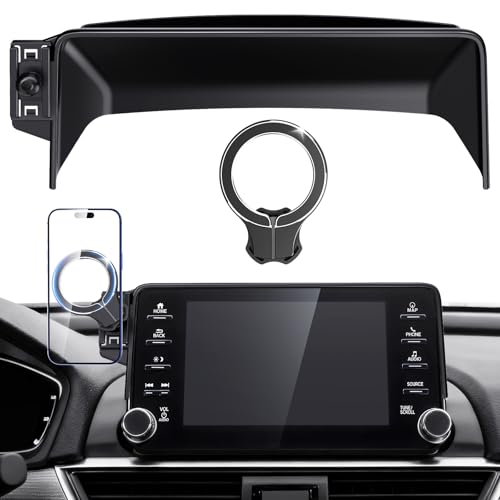 Magnetic Phone Holder for Honda Accord 2018 2019 2020 2021 2022 (10th Gen): for Magsafe Car Screen Mount Accessories Compatible with Touchscreen, All Phone iPhone, 360° Rotation Dashboard Stand - style: for 2018-2022 Accord