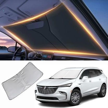 Windshield Sun Shade for Buick Enclave Front Window Shades Cover for 2008-2024 2025 2026 Enclave Windshield Sun Visor Protector Car Accessories - size: for Buick Enclave 2008-2026