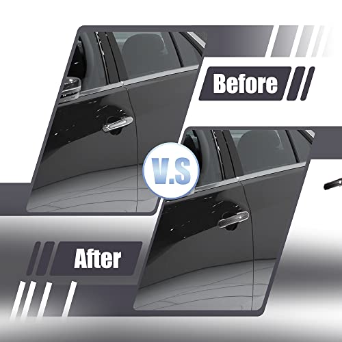 X AUTOHAUX Exterior Outside Door Handle Cover Kit Front Rear Left Right for Cadillac XT4 XT5 XT6 CT4 CT6 CTS ATS XTS 2013-2021 Carbon Fiber Pattern Black - color: Black Carbon Fiber