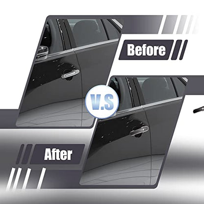 X AUTOHAUX Exterior Outside Door Handle Cover Kit Front Rear Left Right for Cadillac XT4 XT5 XT6 CT4 CT6 CTS ATS XTS 2013-2021 Carbon Fiber Pattern Black - color: Black Carbon Fiber