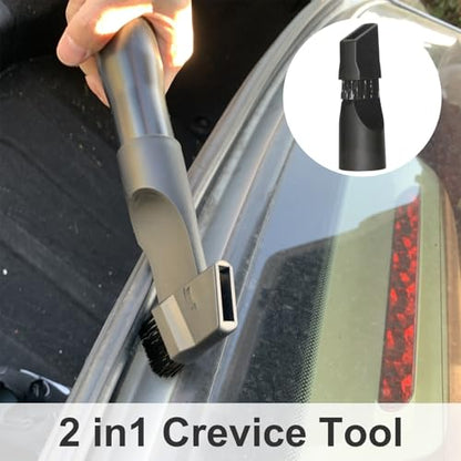 Shop Vac Car Detailing Attachments (Soft Horsehair Dusting Brush Long Crevice Tool Nozzle Hose Adapter) for 1-1/4" 1-3/8" 2-1/2" Shopvac Wet Dry Vacuum Cleaner (Car Interior Kit B) - style: Car Kit B
