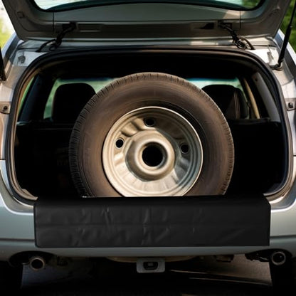 Tinideya Large Rear Bumper Protector for Cars 41 x 25 Inch Bumper Guard Foldable Protective Mat Dog Blanket Cargo Liner Preventing Scratches While Unloading and Loading for SUV Van Truck Vehicle - size: 41 x 25 Inches