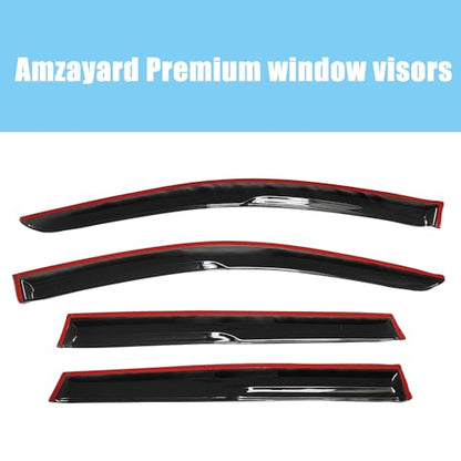 Window Visors Rain Guards for Honda CRV 2017-2022 Side Car Window Deflectors Vent Visor Sun Shade SUV Accessories 4PC Smoke Tinted - size: For Crv 2017-2022