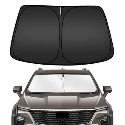 ARISMOTOR Windshield Sun Shade for Cadillac XT4 2019-2025, Custom Fit Foldable Front Window Sunshade Sun Visor Protector, Block UV Rays Keep Your Car Cooler - size: for Cadillac XT4 2019-2025