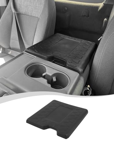 Armrest Cover Compatible with 2021-2025 Ford F150/F250/F350/F450 Center Console Cover TPE Waterproof Car Armrest Seat Box Pad - color: For 2021+