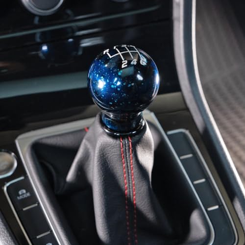 Billetworkz Cosmic Space Shift Knob Compatible with Manual 1999-24 VW MK4/MK5/MK6/MK7/MK8 Golf/GTI/Golf R/Jetta/GLI, Blue Cosmic - color: Cosmic Blue