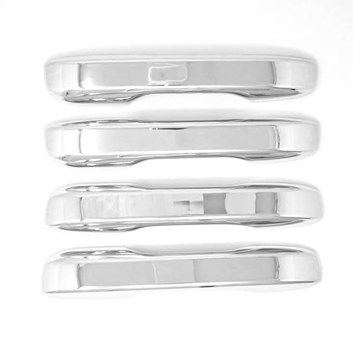 Trim Illusion Snap On Chrome Car Door Handle Cover Trim Accessories Compatible with Honda Civic 2022-2024, Works Over Keyless Sensors, DH336 - color: Chrome