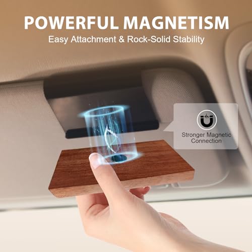 AirPurelle Car Air Freshener with Metal Clip Wood Air Freshener, 100 Days Long Lasting Spicy Sandalwood Scent, Includes 2x 10ML Refills, 0.68 FL OZ, Made in USA, Car Auto Accessories - size: 0.68 Ounce (Pack of 1)