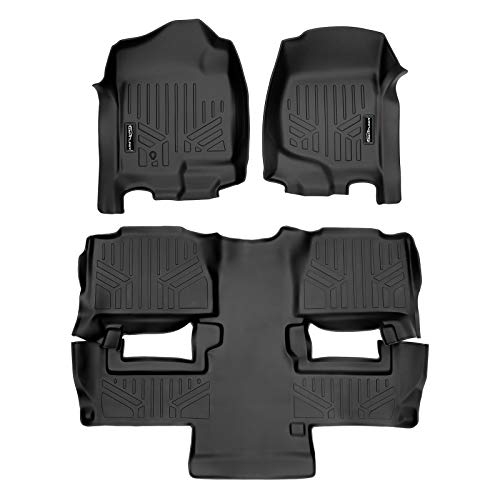 SMARTLINER Custom Fit Floor Mats 2 Row Liner Set for 2011-2014 Chevrolet Tahoe - color: Chevrolet (Tahoe) 2011-2014