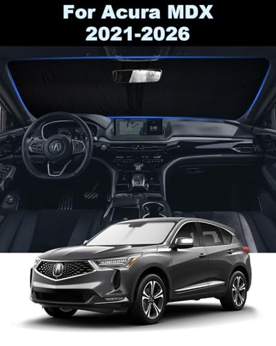 2026 Upgrade Front Windshield Sunshade fit for Acura MDX 2021-2025 2026 Reflector Foldable Car Shade Automotive Windshield Sunshades for Acura MDX Windshield Sun Shade |Keeps Your Vehicle Cool| - size: For Acura MDX 21-26