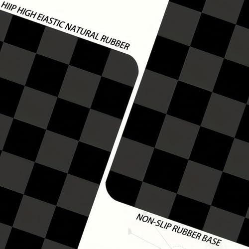 Universal Car Trunk Mat 29" x 39", Black-Gray Plaid All Weather Trunk Protection Cargo Liner, Durable Cargo Mat Rear Trunk Liner, Stylish Vehicle Interior Accessories Suitable for Most Car Models - color: Black-Gray Plaid
