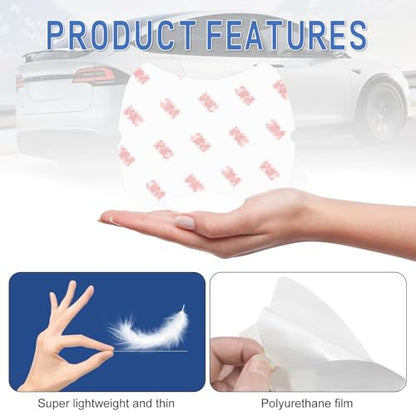 4PCS Transparent Car Door Handle Protector, Universal Waterproof Anti-Scratch Cover, Invisible Car Handle Protection Film, Car Door Guard for Most Vehicles