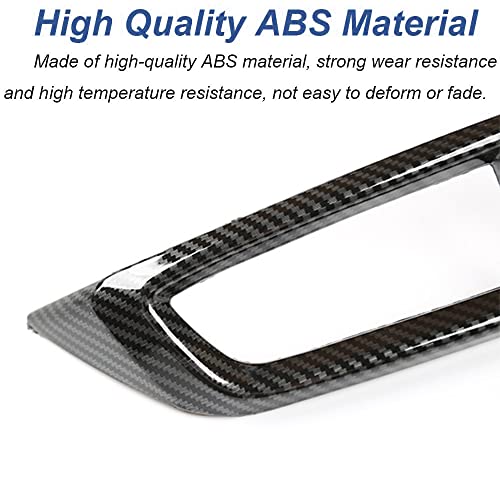 for CRV 2017-2022 Air Vent Trim Central Consoles Wind Outlet Panel ABS Carbon Fiber Grain Dashboard Stickers for CR-V CRV 2017 2018 2019 2020 2021 2022 LX, EX, EX-L, Touring, Hybrid - color: Central Consoles Wind Outlet Frame