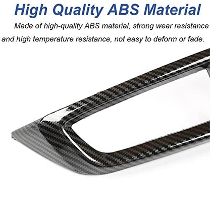 for CRV 2017-2022 Air Vent Trim Central Consoles Wind Outlet Panel ABS Carbon Fiber Grain Dashboard Stickers for CR-V CRV 2017 2018 2019 2020 2021 2022 LX, EX, EX-L, Touring, Hybrid - color: Central Consoles Wind Outlet Frame