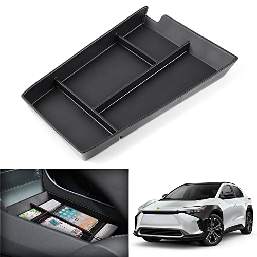 Autorder Center Console Bottom Organizer for 2023 2024 2025 2026 Toyota bZ4X/ Subaru Solterra Accessories Lower Center Console Storage Tray - size: 2023-2026 Toyota Bz4x