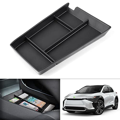 Autorder Center Console Bottom Organizer for 2023 2024 2025 2026 Toyota bZ4X/ Subaru Solterra Accessories Lower Center Console Storage Tray - size: 2023-2026 Toyota Bz4x