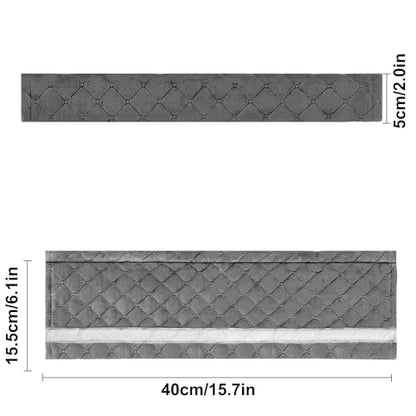 Amooca Soft Automotive Seat Belt Cover Seatbelt Shoulder Pad Neck Protector Cushions Universal Fit SUV Trucks Backpack Dark Grey Extra Long 15.7in - color: Dark Grey, size: 15.7in-1pc