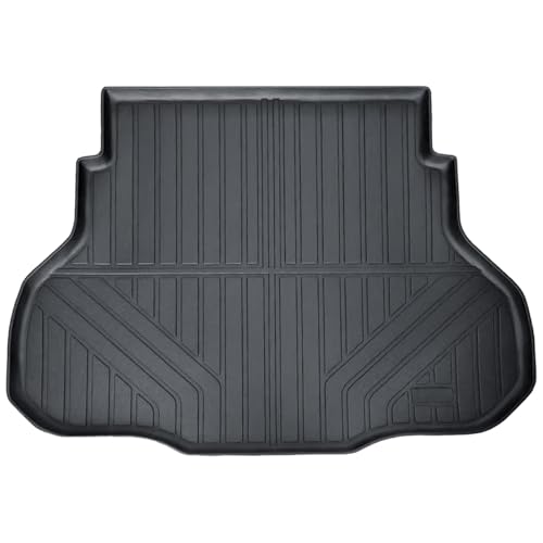 Auxko All Weather Cargo Liner Fit for Kia K4 Sedan 2026 2025 TPE Mat Accessories for Kia K4 Sedan 2025 All Season Guard Odorless Anti-Slip Cargo Mat Black - size: k4 sedan|2025-2026|cargo mat