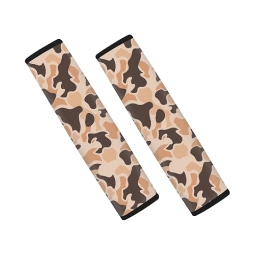 Duck Camo Car Seat Belt Cover Thickened 2-Pack Universal Car Seat Belt Pads Cover Anti-Slip Shoulder Strap Protect Universal Fit for Auto Truck Van SUV - color: Duck Camo