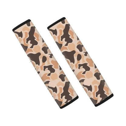 Duck Camo Car Seat Belt Cover Thickened 2-Pack Universal Car Seat Belt Pads Cover Anti-Slip Shoulder Strap Protect Universal Fit for Auto Truck Van SUV - color: Duck Camo