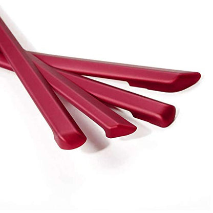 x xotic tech 4pcs Car Interior Door Molding Strip Trim Cover Compatible with BMW 3 Series F30 F31 2012 2013 2014 2015 2016 2017 2018 (Red) - color: Red