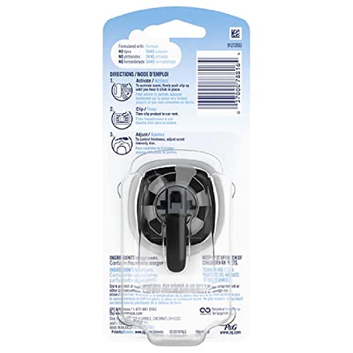 Febreze Car Odor-Eliminating Air Freshener Vent Clip, Original Old Spice Scent, 1 count - size: 0.07 Fl Oz (Pack of 1)