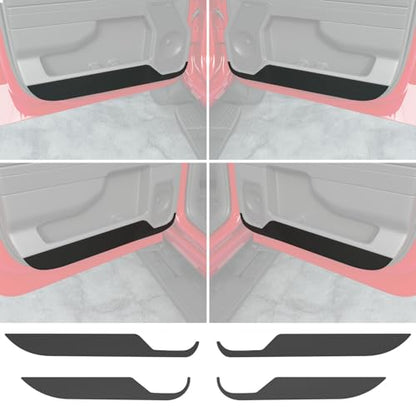 4PCS Car Door Anti Kick Pads Sticker Compatible with 2022-2026 Chevy Silverado GMC Sierra 1500 Crew Cab Car Door Protective Cover Trim Replacement for 2022-2026 Chevy Silverado Accessories